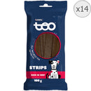 TEO recompense strips cu vita pentru caini 100g