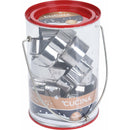 Set forme pentru prajituri, inox, 10 piese