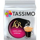 LOR Tassimo Café Long Intense, intensitate 8, capsule cafea