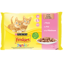 FRISKIES Junior cu Pui in Sos, hrana umeda pentru pisici, 4 x 85 g