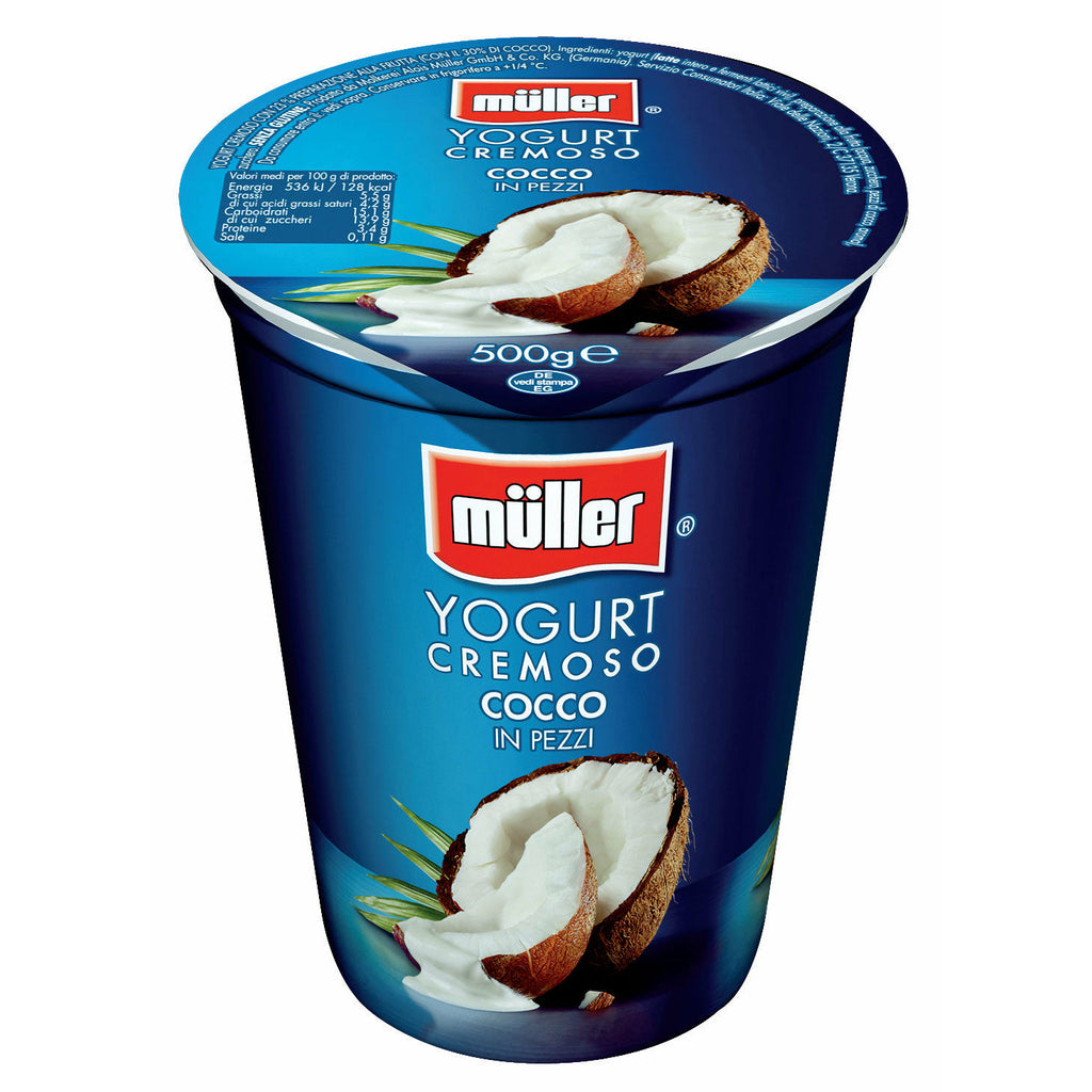 Yogurt Muller con scaglie di cocco 500g - Offerte impareggiabili Remarkt