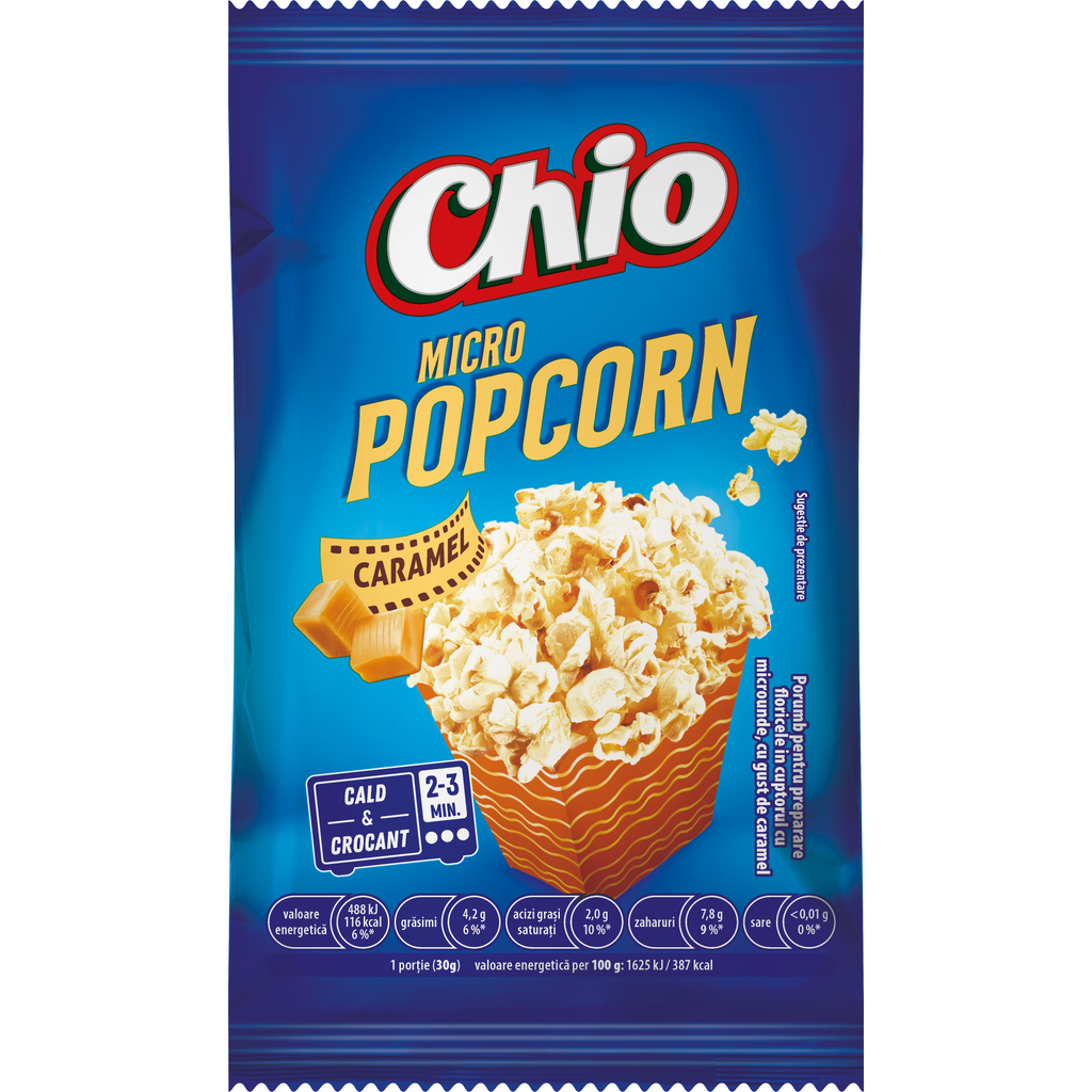 Popcorn Chio per microonde al gusto di caramello 90g - Remarkt offre  impareggiabili