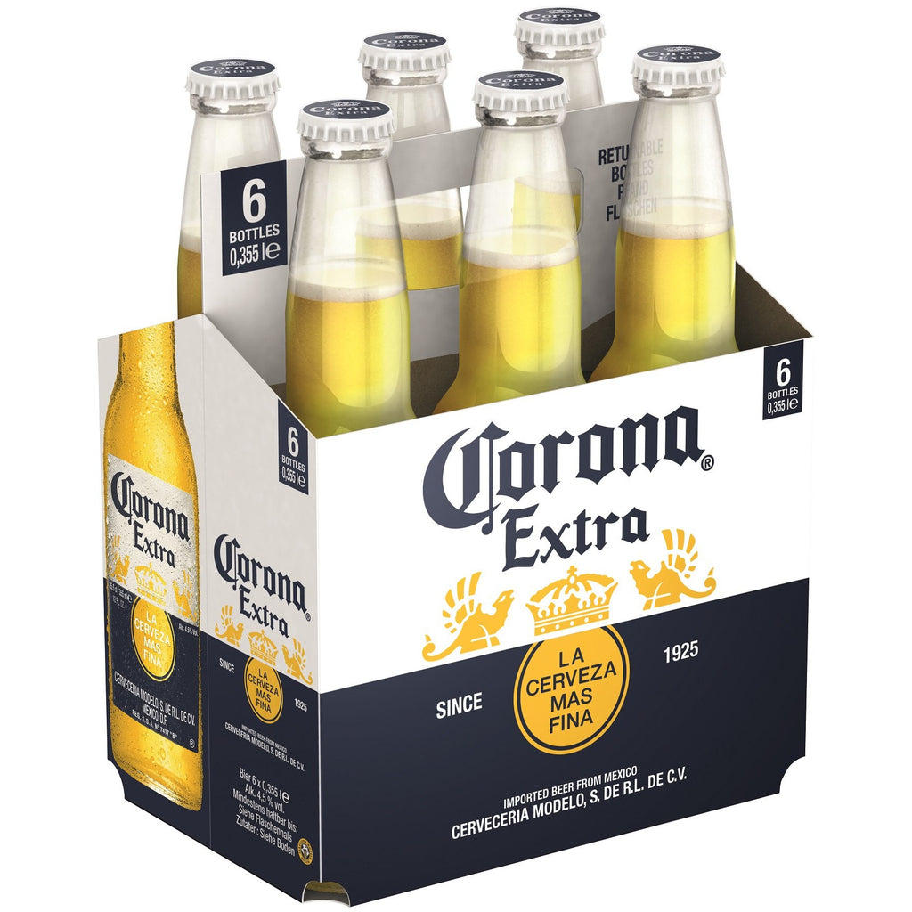 Birra Corona Extra di origine messicana, bottiglia 6X0,355L - Remarkt offre  impareggiabili