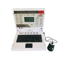 Laptop de jucarie cu 80 functii, limba engleza, ecran LCD, mouse