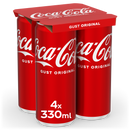 Coca-Cola Bautura carbogazoasa Cola 4 x 0.33L SGR
