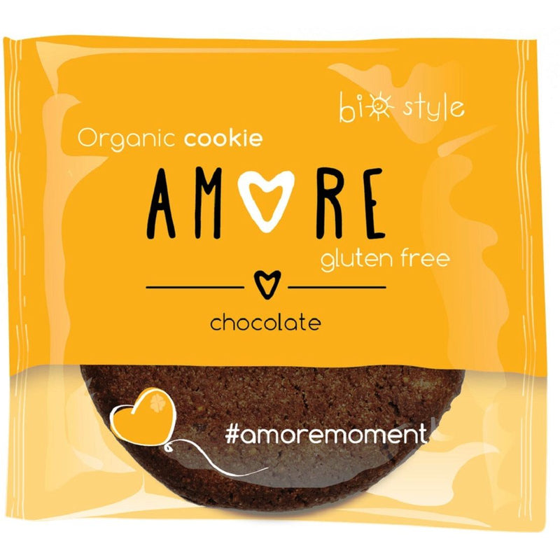 Biscuite Bio fara gluten cu Ciocolata Amore 38g