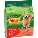Hrana uscata pentru caini Friskies Active, Vita, 2.4 Kg