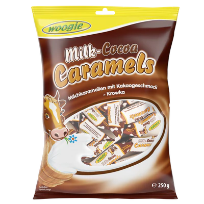 Caramele lapte cacao, 250g