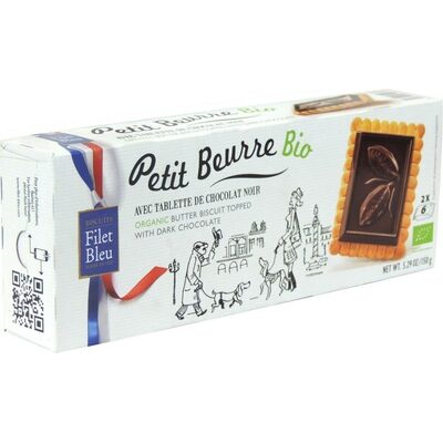 Eco Filet Bleu biscuiti cu unt tableta cioco neagra 150g