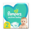 Pampers Scutece Active Baby Marimea 2, 4-8kg, 66 bucati