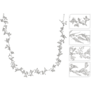 Ghirlanda XMAS frunzulite silver 170CM ABJ403210