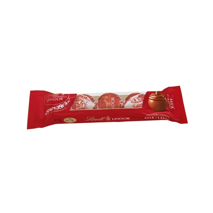 Lindt Lindor Trio bomboane cu  lapte 37g
