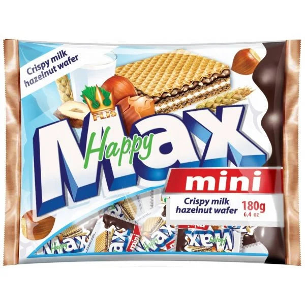 Happy Max mini Waffers individual packed 180 g