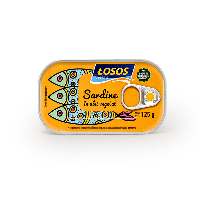 Sardine in ulei 125 gr Losos