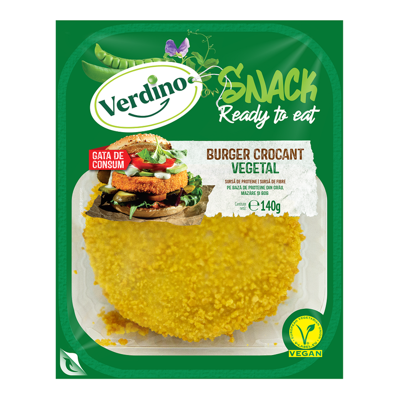 Verdino crispy burger snack, 140g