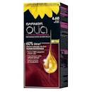 Vopsea de par permanenta fara amoniac Garnier Olia 6.60 Rosu Intens, 112 ml