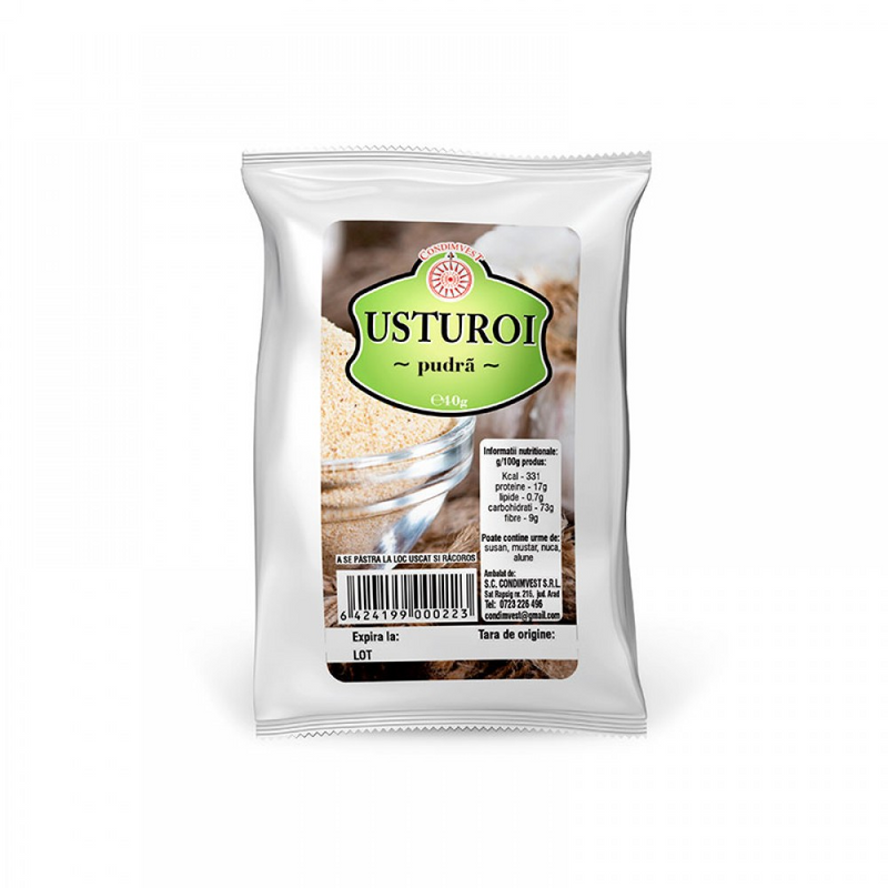 Condimvest usturoi praf, 40 g