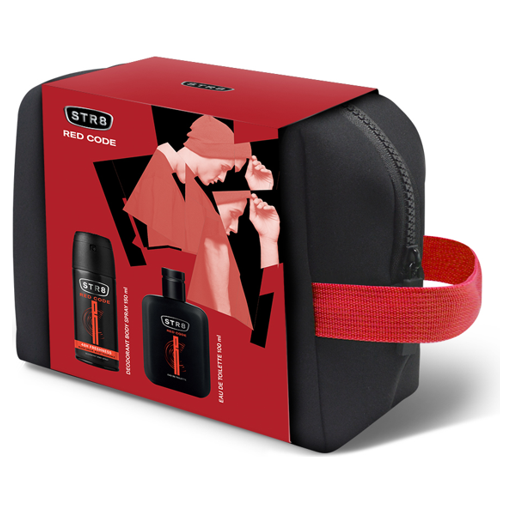 Set cadou STR8 RED CODE: Apa de toaleta 100ml + Deodorant spray pentru corp 150ml + cadou