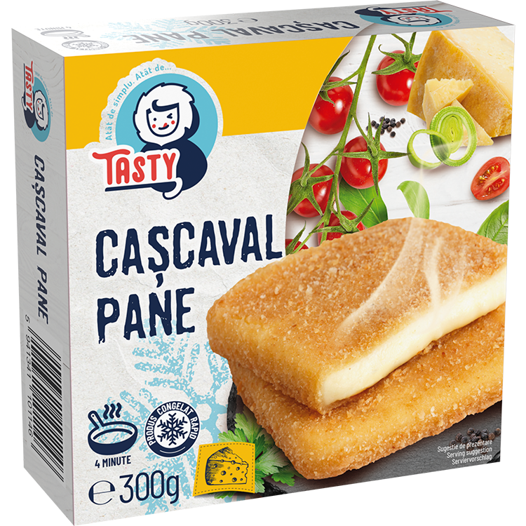 Tasty cascaval pane, 300g