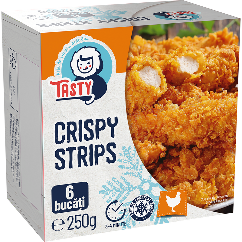 Tasty Crispy strips 250g