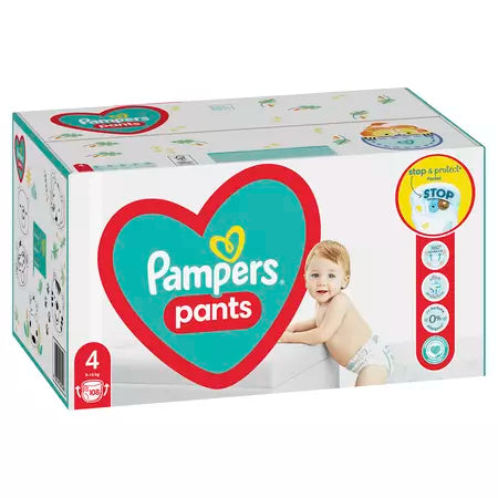 Scutece Pants, Nr. 4, 9-15 kg, 108 bucati, Pampers