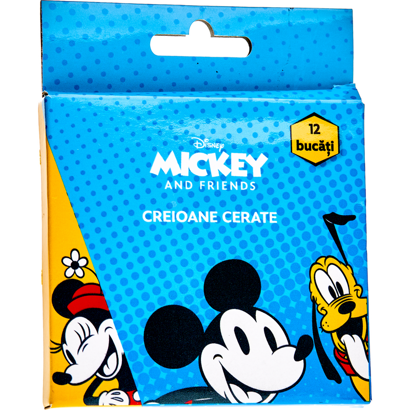 Creioane cerate MCKCCR12-0001 Mickey, 12 bucati