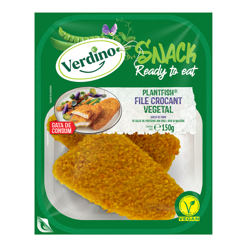 Verdino alternativa vegetala la file de peste snack, 140g