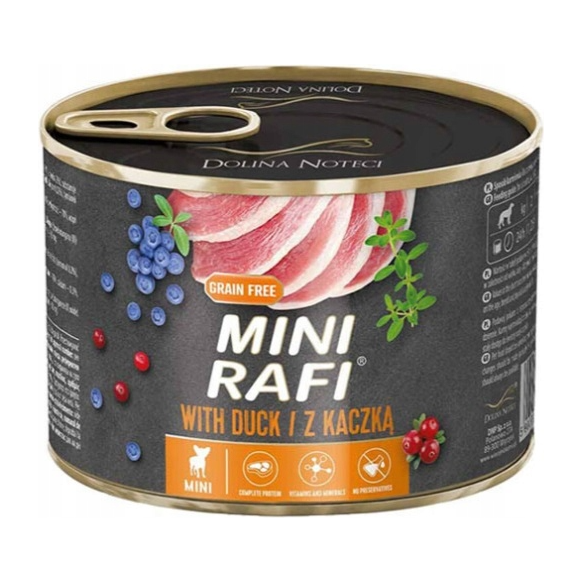 Rafi pate adult mini cu rata 185g