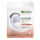 Nutri Bomb Skin Naturals tkivna maska ​​s kokosovim mlijekom i hijaluronskom kiselinom, 28 g, Garnier