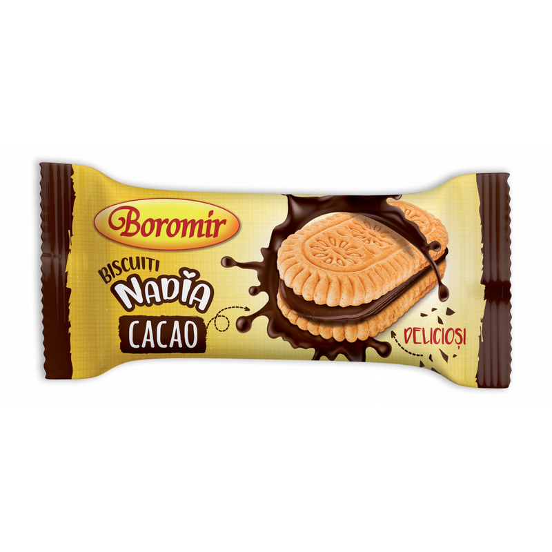 Biscuiti Nadia cu crema de cacao 30 gr
