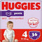 Scutece Huggies Pants jumbo marimea 4, 36 buc