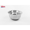Satin stainless steel bowl with non-stick base, 24 cm