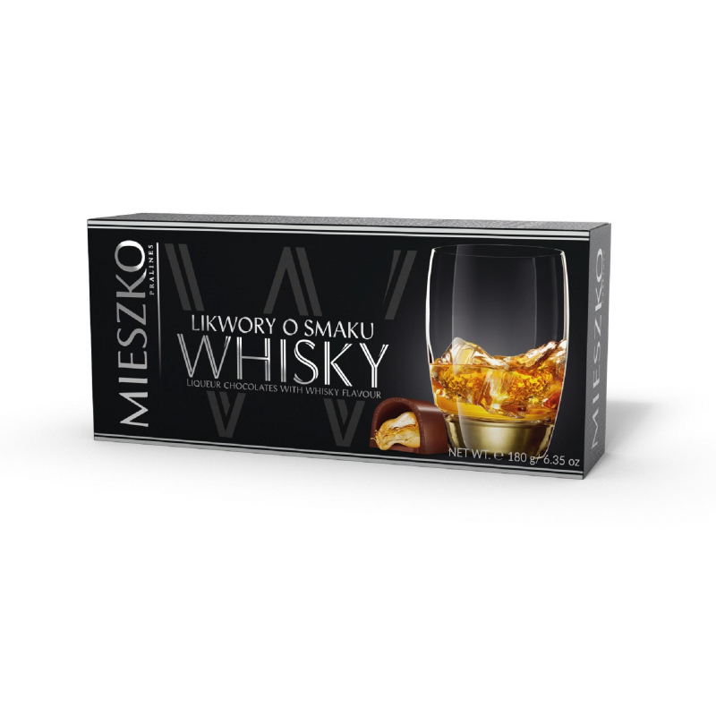 Whisky cheers Liqueur chocolates with whisky flavour, 180 g