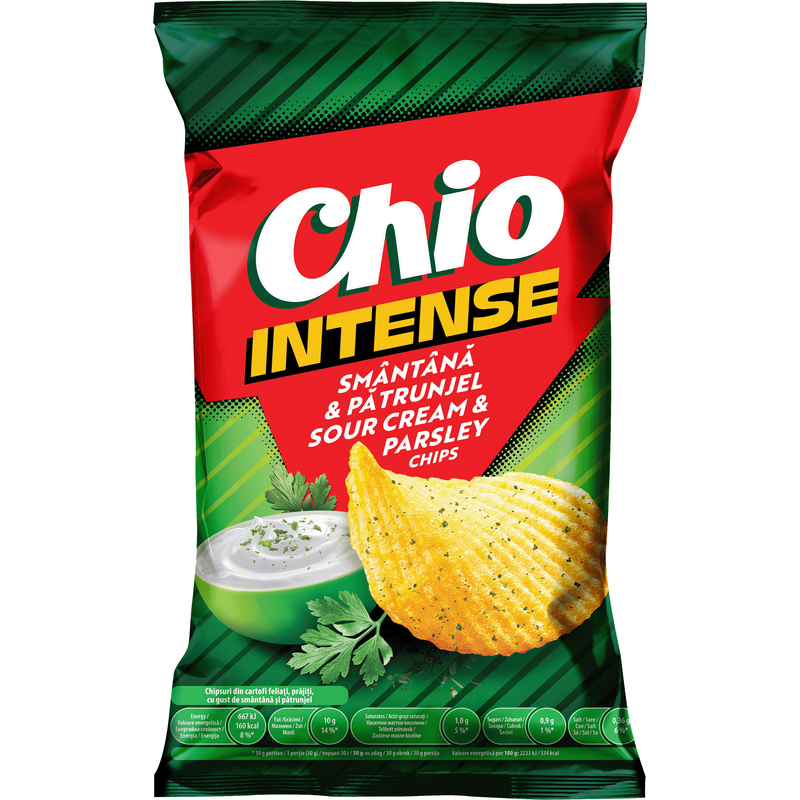 Chio Chips intense Smantana&patr. 120g