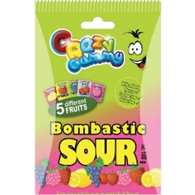 Extra Sour Bublle Gum 100 g
