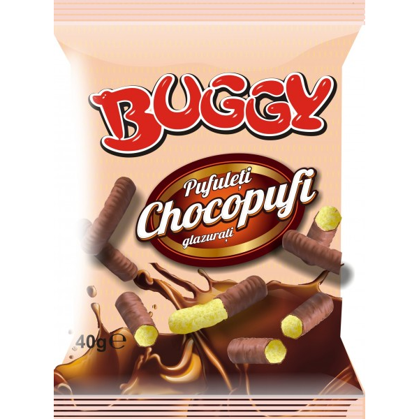 Buggy Pufuleti cu ciocolata, 40 g