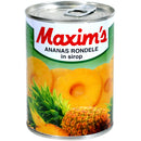 Maxims ananas a rondelle 565g