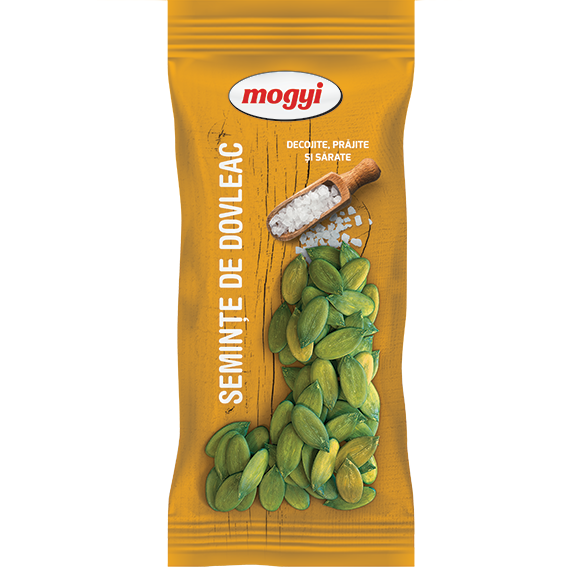 Mogyi Seminte decojite de dovleac prajite si sarate, 70g