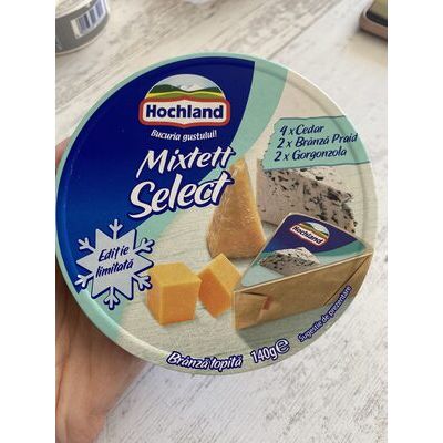 Hochland Branza Topita Triunghi Mixtett select, 140g