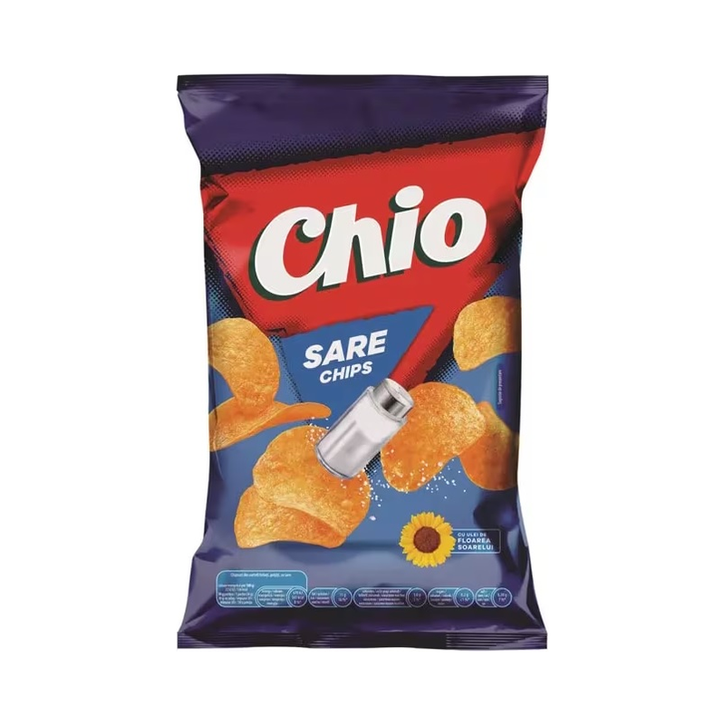 Chipsuri din cartofi cu Sare 170G Chio