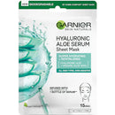 Masca servetel Garnier cu acid hialuronic si aloe vera pentru toate tipurile de ten, 28 g