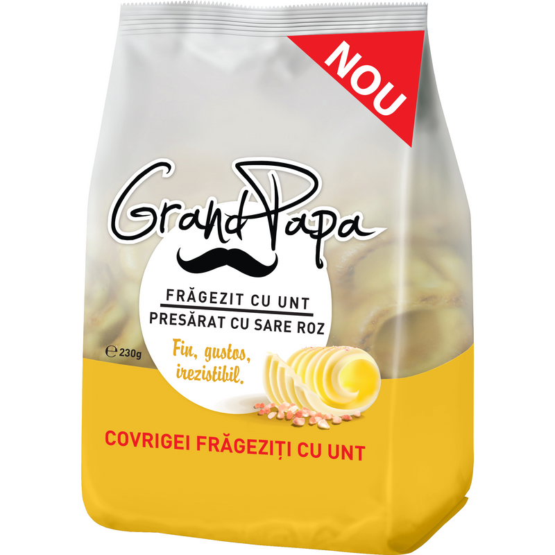 Covrigei Grand Papa cu unt si sare roz, 230g