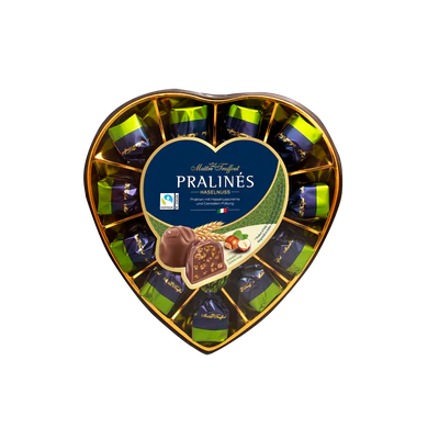 Praline cu cereale si alune inima, 165g