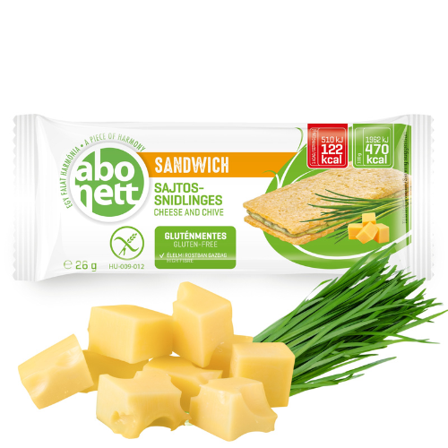 Abonett sandvis fara gluten cu branza si snidling 26 g