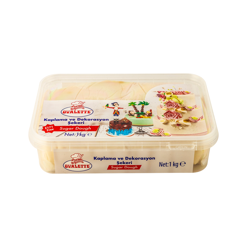 Ovalette icing alb 1 kg