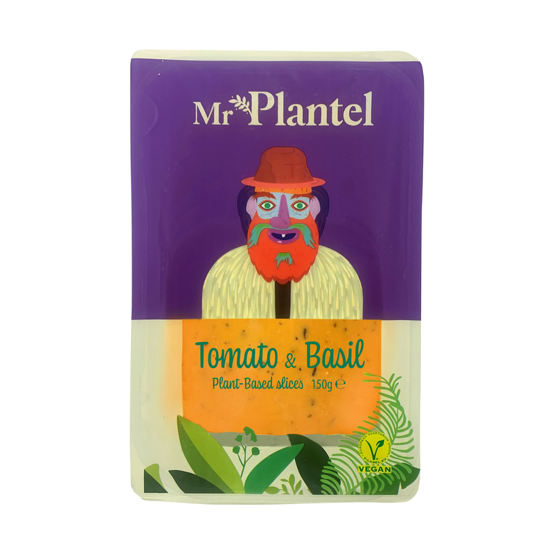 Mr plantel tomato & basil slices 150g