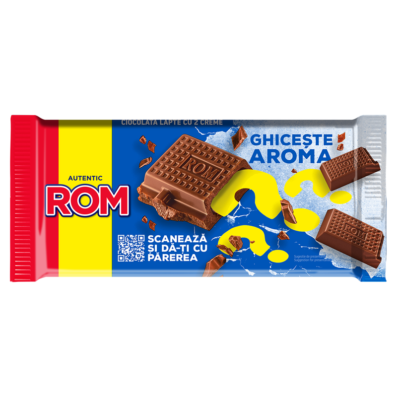 Rom ciocolata lapte surpriza, 86.5g