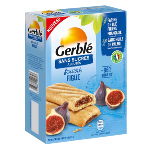 Gerble biscuiti umpluti cu smochine f zahar adaugat 180g