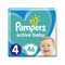 Pampers Active baby diapers, size 4 9-14KG, 46 b