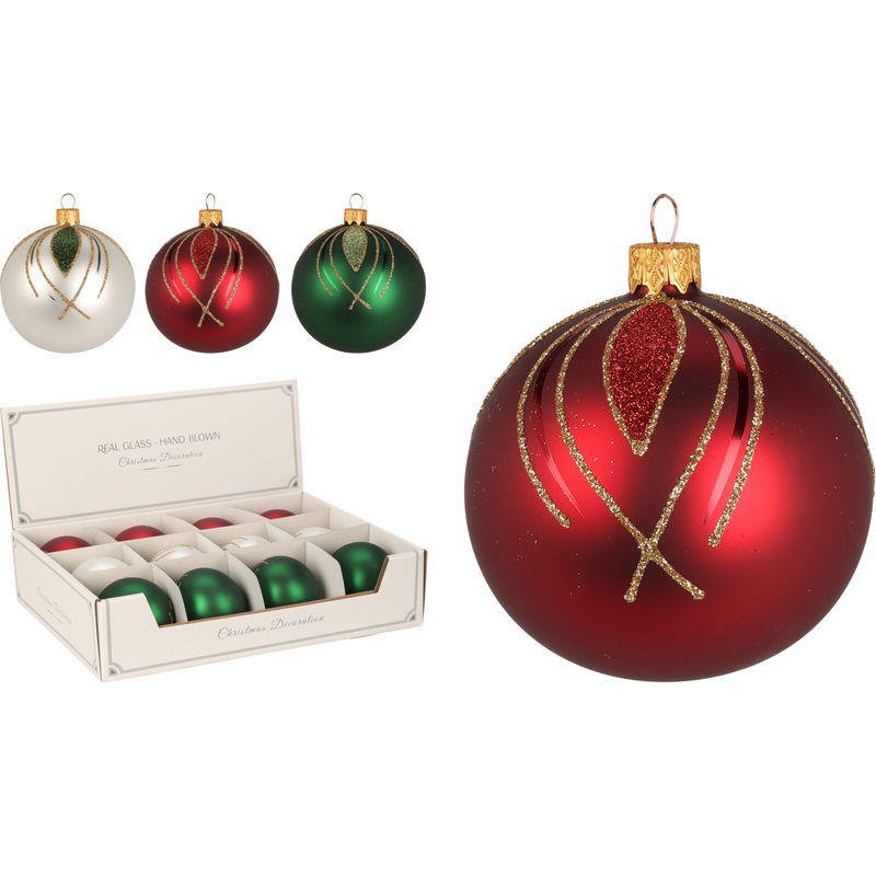 GLOB 80MM DECORAT AVG119140